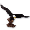 Painted Resin Attacking Eagle Trophy w/1/4" Rod (13"x16")